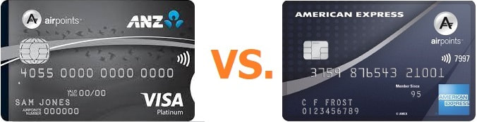 ANZ Airpoints Visa Platinum vs AMEX Airpoints Platinum NZ