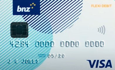 BNZ Visa Debit card