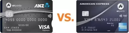 ANZ Airpoints Visa Platinum vs American Express Airpoints Platinum