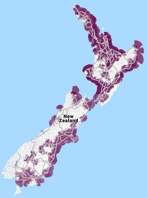 2degrees NZ 4G network