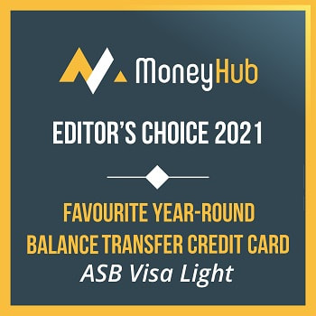 Favourite Year-Round Balance Transfer Credit Card ASB Visa Light