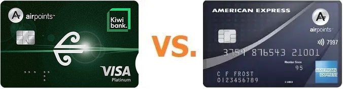 Kiwibank Airpoints Platinum Visa vs AMEX Airpoints Platinum NZ