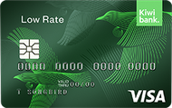 Low Rate Kiwibank Visa