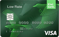 kiwibank low interest rate credit card