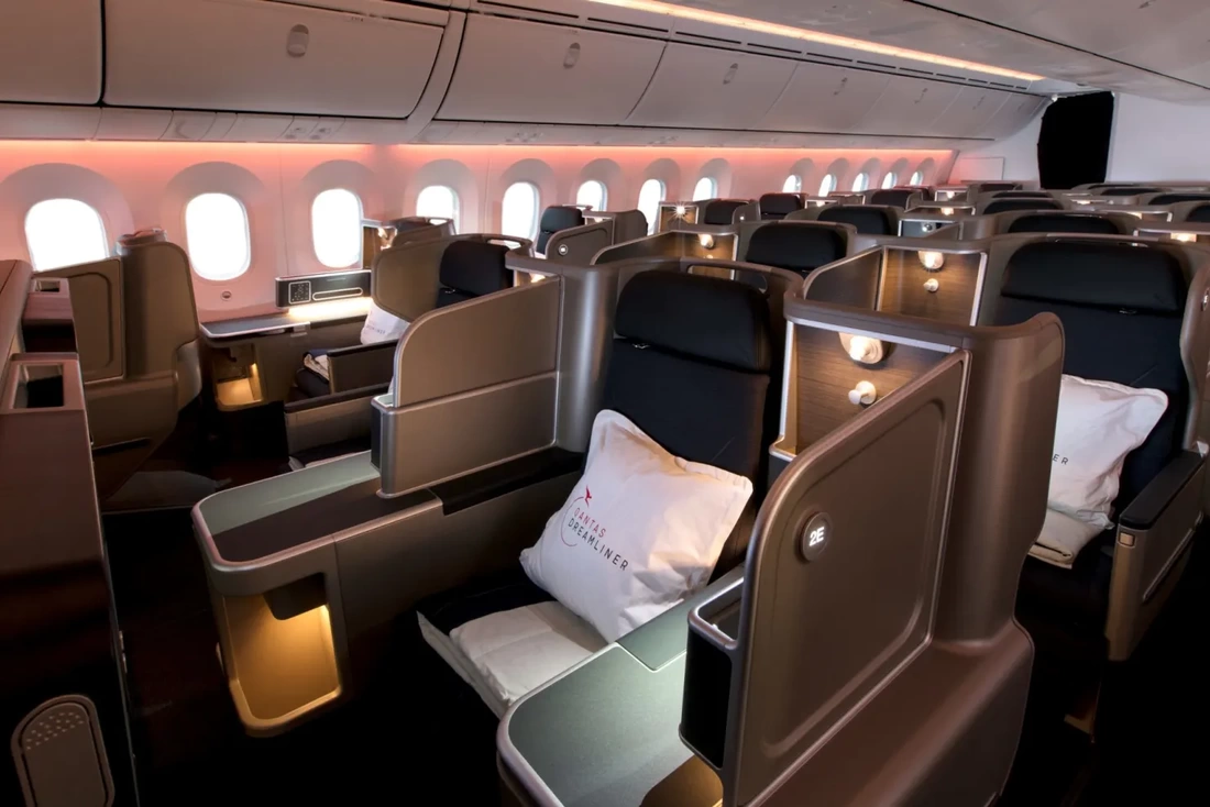 Qantas Business Class 787