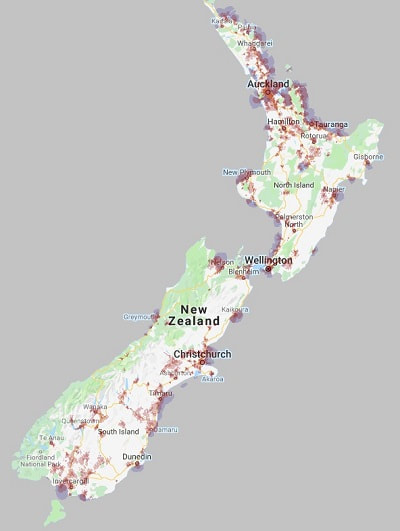 Vodafone NZ 4G network